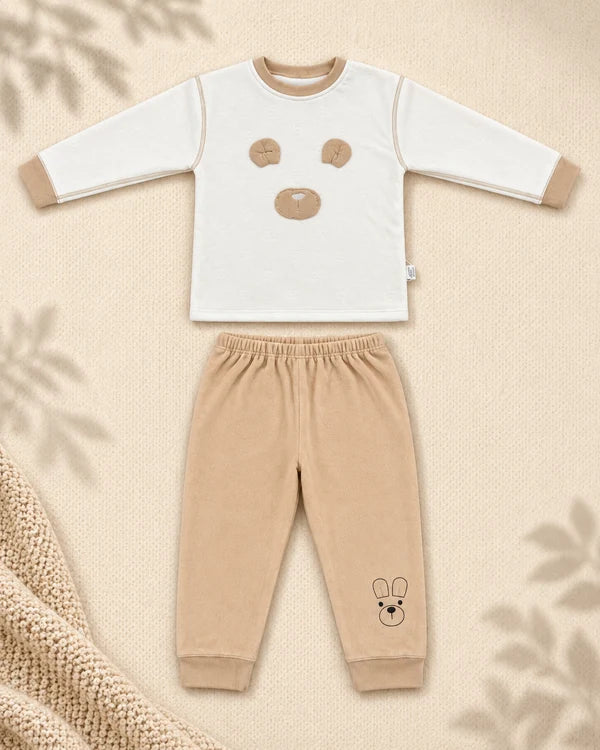 Winter Night Suit - Sand Bear - C1