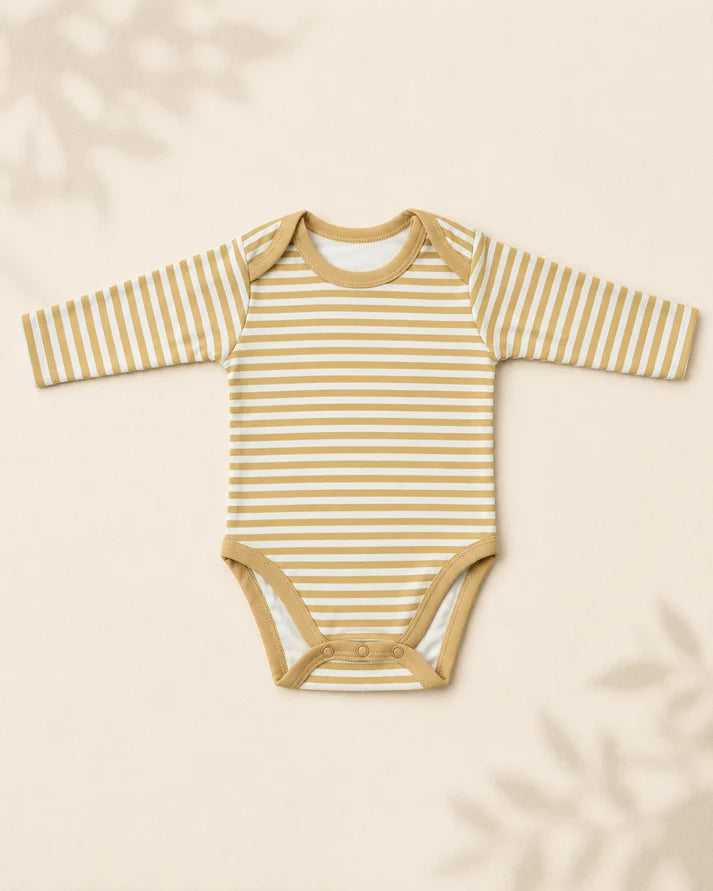 Pack of 3 Full Sleeve Bodysuits - Elephant - 009