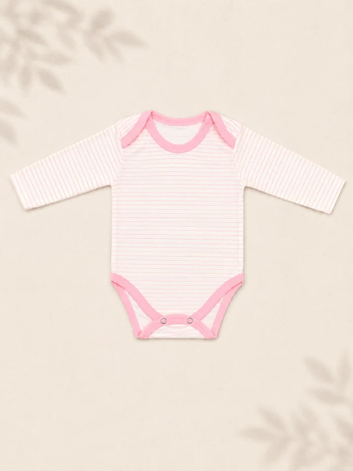 Pack of 5 Full Sleeve Bodysuits - Strawberry & Rainbow - 002