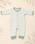 Pack of 3 - Full Sleeves - Sleep Suits - Green Turtle